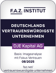 F.A.Z. Vertrauenswürdigste Fondsgesellschaft 2025
