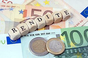 Bild Geldscheine und Rendite