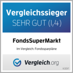 Vergleichssieger: FondsSuperMarkt mit Note 1,4
