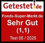 Getestet.de Siegel für FondsSuperMarkt - Jahr 2025