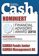  Financial Advisors Award 2015 GAMAX Junior Funds