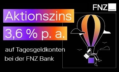 Tagesgeldaktion FNZ Bank