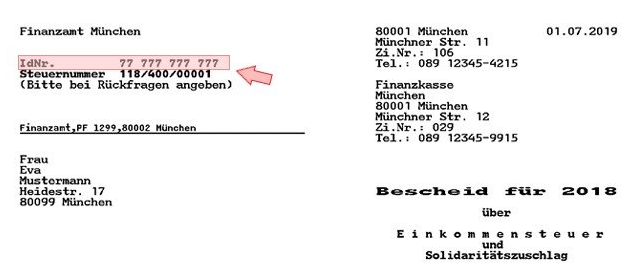 Wo finde ich meine Steuer-ID?